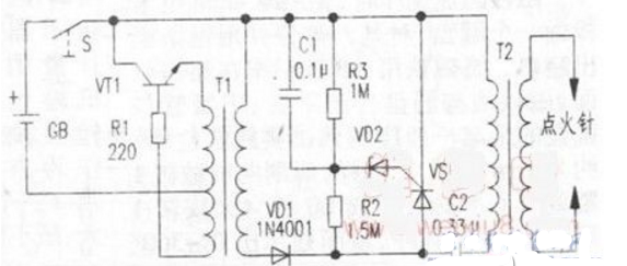 燃气灶脉冲点火器工作原理