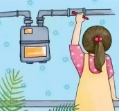 热水器洗澡怎样关闭冷水管（热水器加热时的小水管怎么关掉）