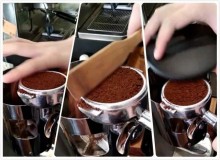 咖啡机压粉的正确方法