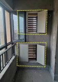 空调外机门洞装饰图片（空调外机口在室内装修效果图）