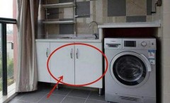 凸出阳台怎么放洗衣机（凸出式阳台能放洗衣机吗）
