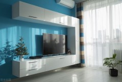 木头电视背景墙尺寸（电视背景墙木作造型尺寸）