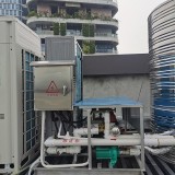 五层楼怎么安装空气能热水器（5匹空气能热水器安装示意图）