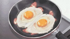 切两半的鸡蛋可以微波炉加热吗（鸡蛋切成两半能在微波炉热吗）
