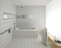 浴室嵌入式浴缸装修效果图（小户型浴室浴缸效果图）