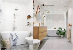 长方形卫生间浴缸和淋浴房二合一（4平米浴缸和淋浴房二合一）