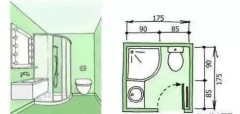 6平米长方形浴缸卫生间设计方案（长方形卫生间浴缸设计效果图）