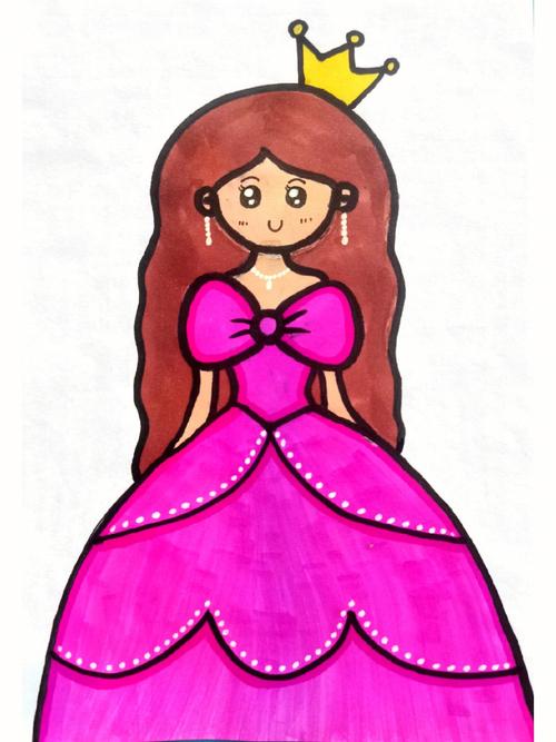 儿童绘画小公主