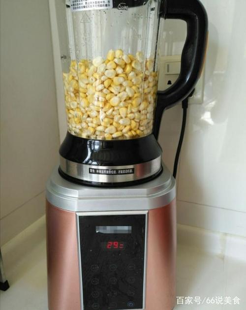 怎么用榨汁机做玉米汁，普通榨汁机做玉米汁