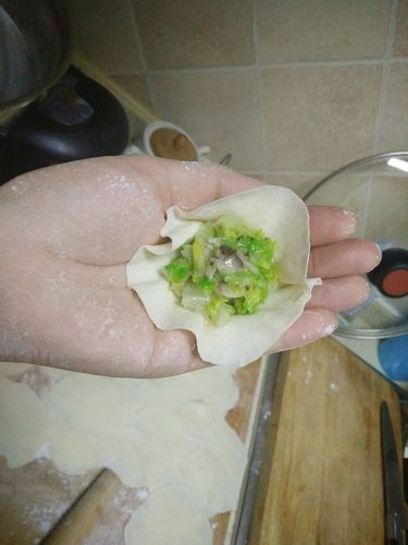 圆白菜肉饺子馅的做法
