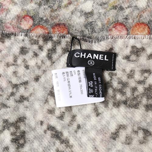 chanel真丝丝巾有标签吗，chanel丝巾价格和图片