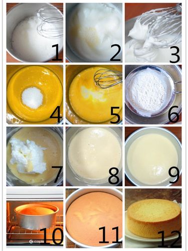 集成灶蒸烤一体怎么烤戚风蛋糕，集成灶6寸戚风蛋糕的制作全过程