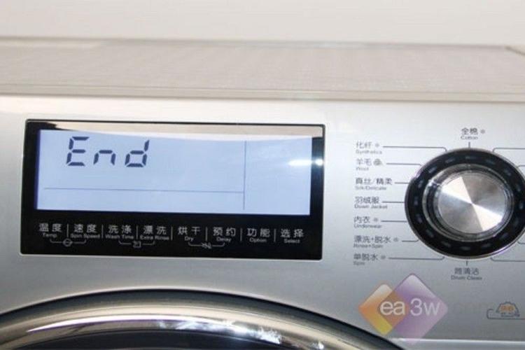 洗衣机出现End是什么意思（洗衣机显示E1是什么意思怎么解决）