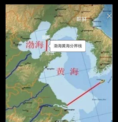 渤海和黄海分界线感悟