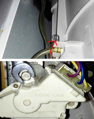 双桶洗衣机开关盖怎么拆，双桶洗衣机旋转开关怎么拆