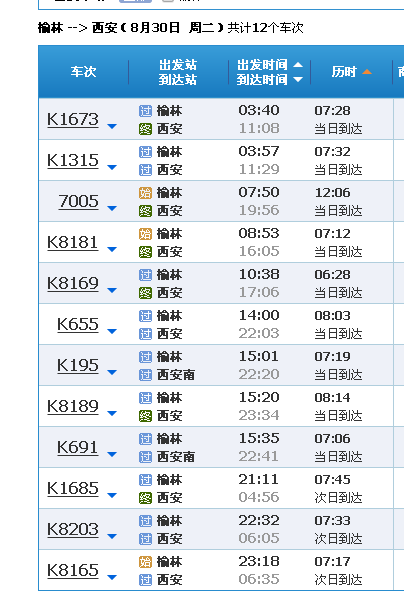 榆林到北京火车停运了吗