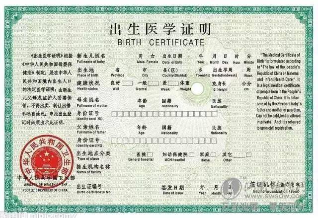 出生证明的身份证怎么复印