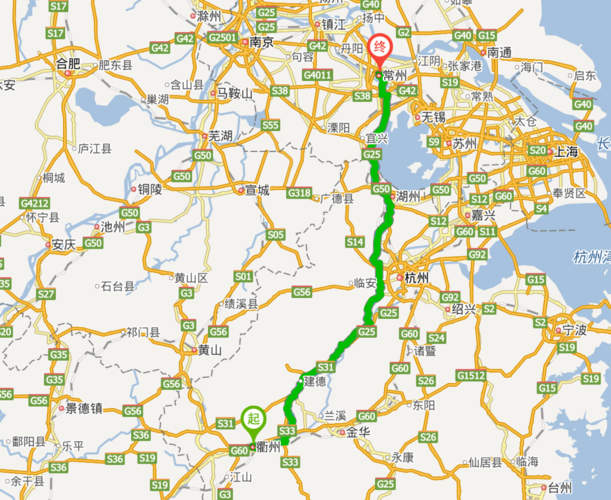 杭州到常州有多少公里