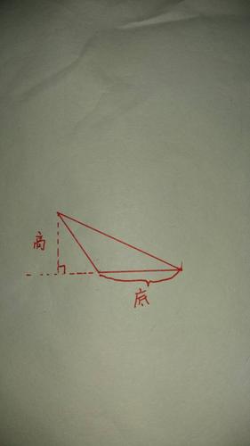 钝角三角形的面积应该怎么求（钝角三角形知道三边怎么求面积）