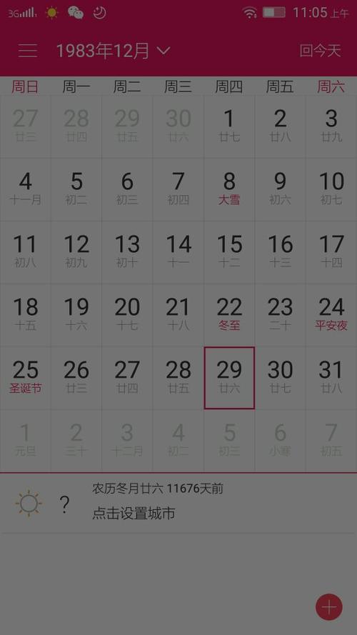12月13日阳历对应的阴历是什么时候