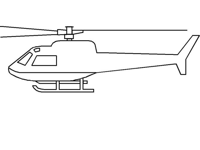 直升机画画教程