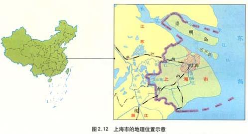 上海的地理位置