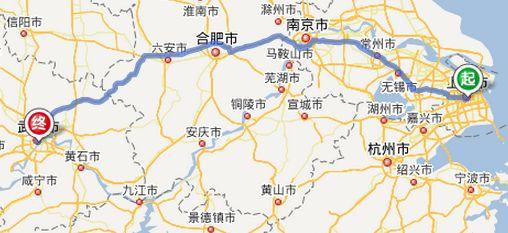 上海到武汉多远（上海到武汉350公里每小时）