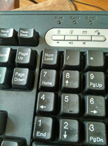 为什么键盘右侧的数字键按不出来