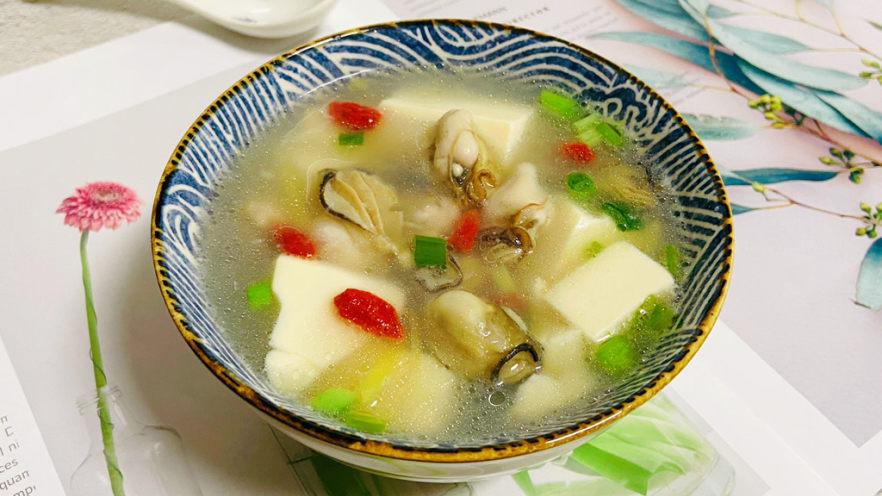 牡蛎豆腐汤做法