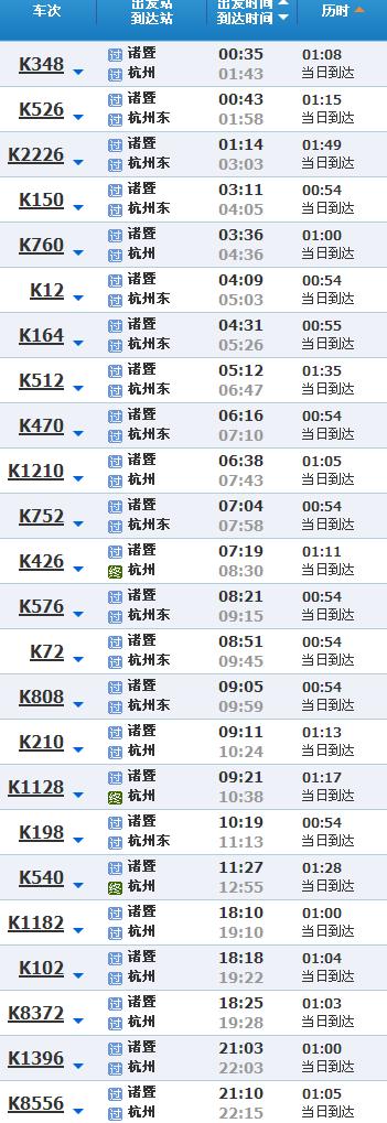 北京到杭州火车全程多少米