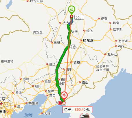 齐齐哈尔到郑州多少公里