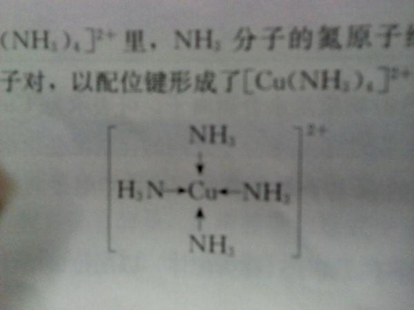 铵根离子中是否存在配位键