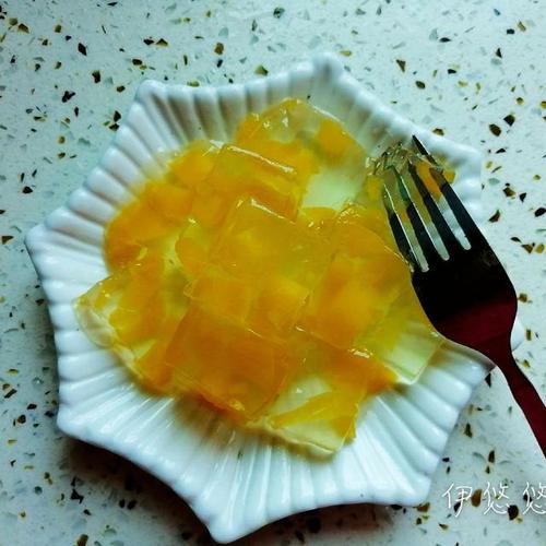 鲜橙多果冻做法用白凉粉