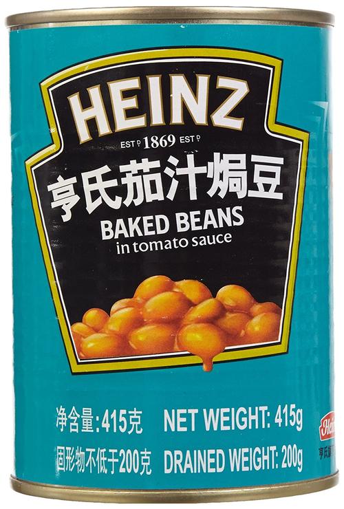 亨氏茄汁焗豆的热量是多少