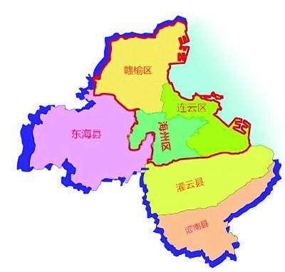 江苏连云港有几个镇