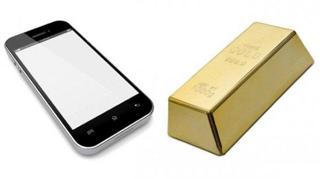 手机中含金银吗