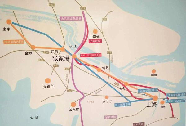 上海至张家港高铁有哪些站