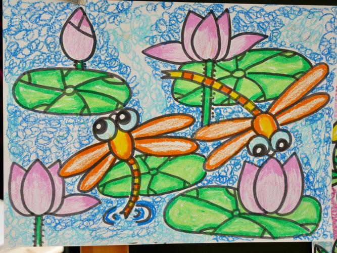 幼儿园画蜻蜓最简单的方法