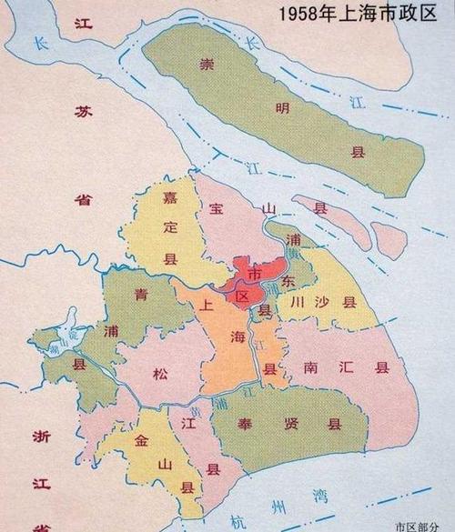 上海有几个区哪个算是市区哪个算是郊县