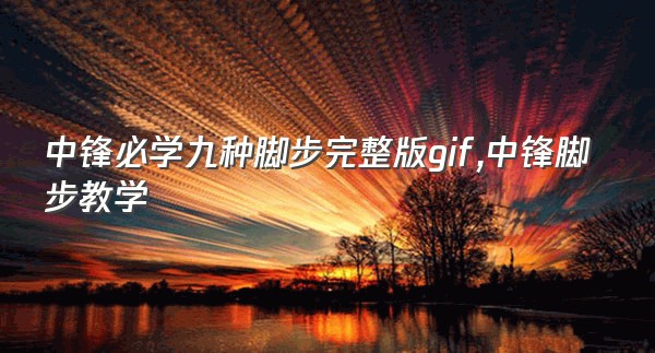 中锋必学九种脚步完整版gif,中锋脚步教学