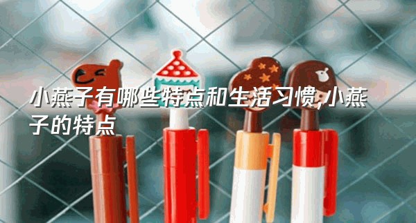 小燕子有哪些特点和生活习惯,小燕子的特点