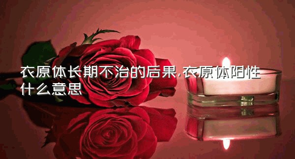 衣原体长期不治的后果,衣原体阳性什么意思