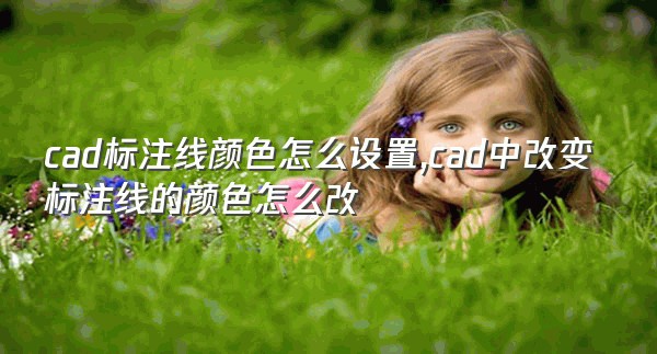 cad标注线颜色怎么设置,cad中改变标注线的颜色怎么改