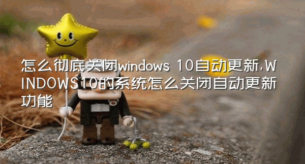 怎么彻底关闭windows 10自动更新,WINDOWS10的系统怎么关闭自动更新功能