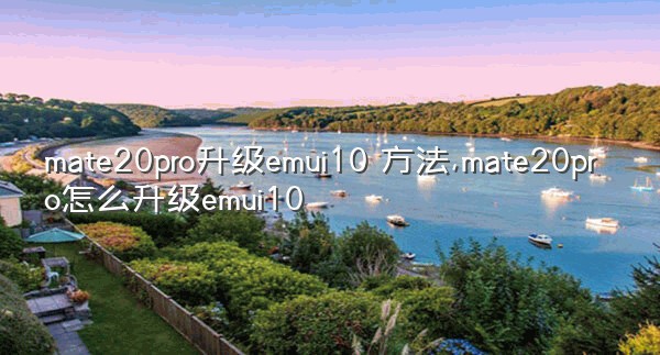 mate20pro升级emui10 方法,mate20pro怎么升级emui10