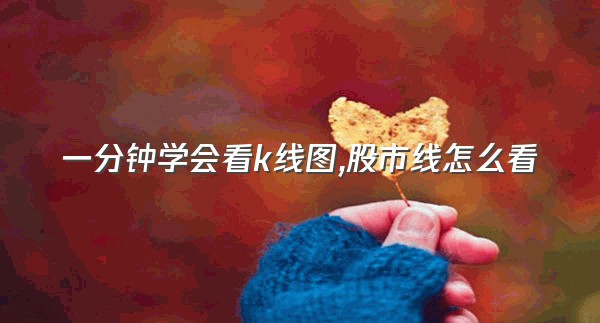 一分钟学会看k线图,股市线怎么看