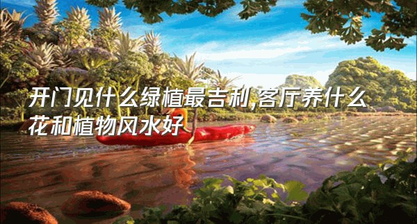 开门见什么绿植最吉利,客厅养什么花和植物风水好