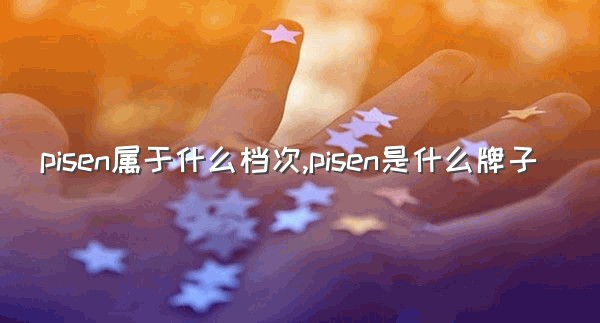 pisen属于什么档次,pisen是什么牌子