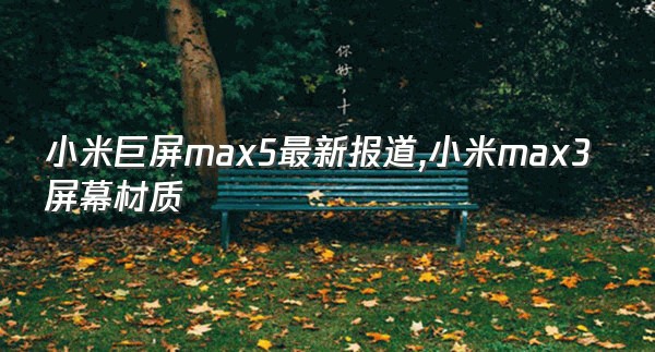 小米巨屏max5最新报道,小米max3屏幕材质