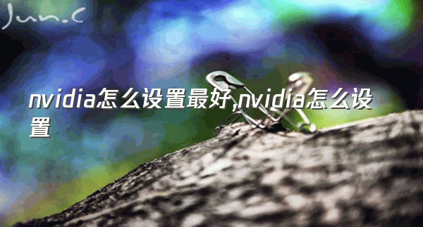 nvidia怎么设置最好,nvidia怎么设置